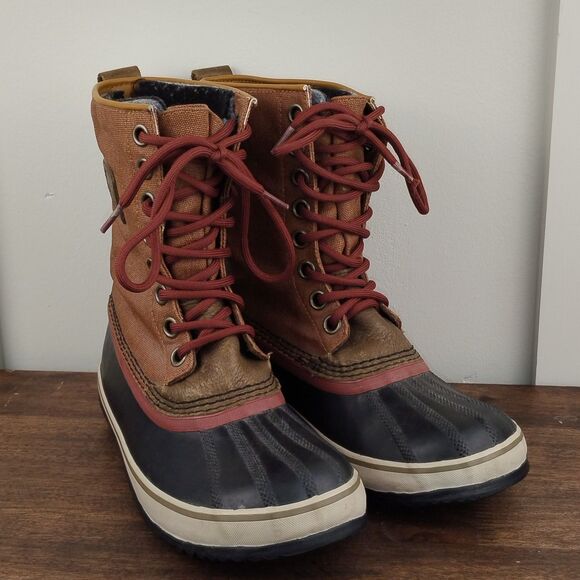 Sorel 1964 Premium CVS NL1717 257 Waterproof Boots Brown Womens Size 8 - Picture 1 of 16